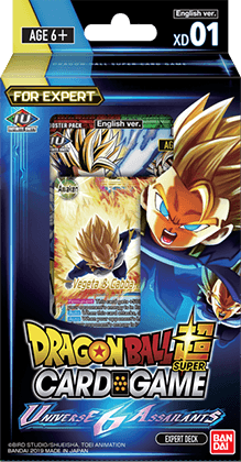 Dragon Ball Super Card Game - Universe 6 Assailants - Set 01 (XD01) (6114802991270)