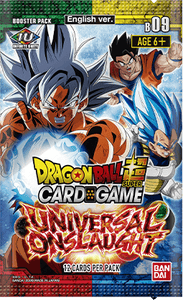 Dragon Ball Super Card Game - B09 - Booster Pack - Universal Onslaught (12 Cards) (6123478188198)