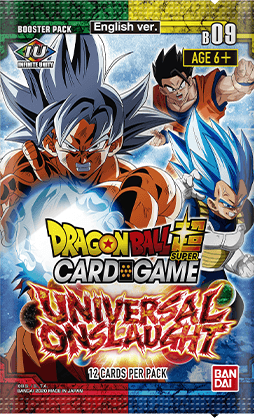 Dragon Ball Super Card Game - B09 - Booster Pack - Universal Onslaught (12 Cards) (6123478188198)