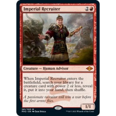 Modern Horizons 2 - 281/303 : Imperial Recruiter (Etched Foil) (6860676137126)