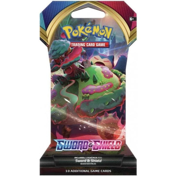 Pokemon - Single Sleeved Booster Packs (Snorlax Art) - Sword and Shield (5393873961126)