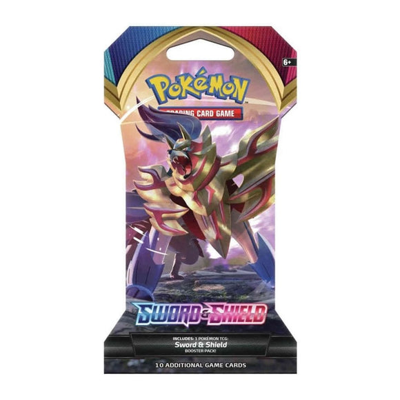 Pokemon - Single Sleeved Booster Packs (Zamazenta Art) - Sword and Shi Cosmic Collectables UK Pokemon - Single Sleeved Booster Packs (Zamazenta Art) - Sword and Shi Cosmic Collectables UK