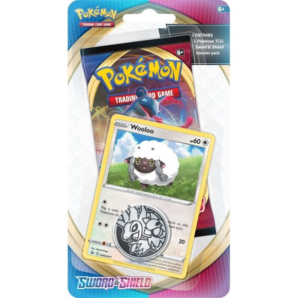 Pokemon Single Checklane Blister Pack: Wooloo - Sword and Shield (5392274292902)
