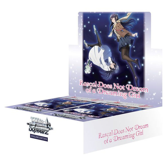Weiss Schwarz Card Game - Rascal Does Not Dream of a Dreaming Girl - Booster Box - (16 Packs) (7782511509751)