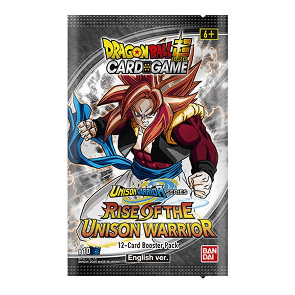 Dragon Ball Super Card Game - B10 - Booster Pack - Rise of the Unison Warrior (12 Cards) *1st Edition* (7739231240439)
