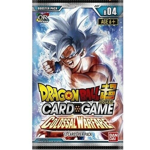 Dragon Ball Super Card Game - B04 Colossal Warfare - Booster Pack (12 Cards) (6629587353766)