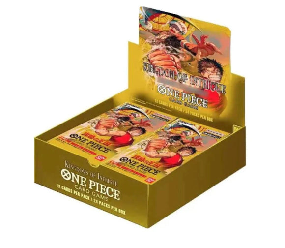 One Piece Card Game - OP04 Kingdoms of Intrigue - Booster Box - (24 Packs) (7908213915895)