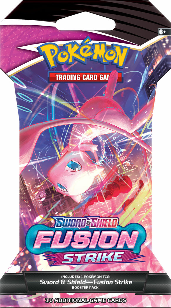Pokemon - Sleeved Booster Pack: Mew - Sword and Shield Fusion Strike (7017982165158)