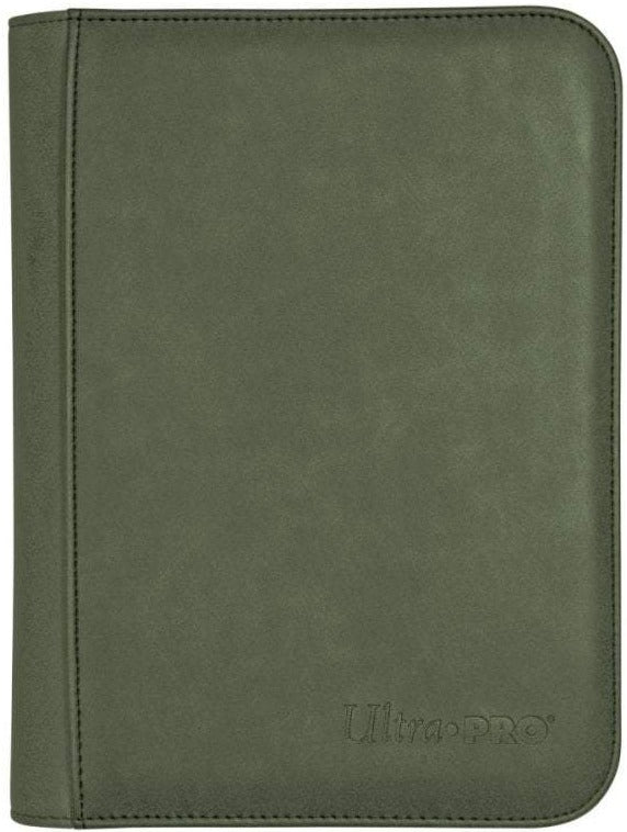 Ultra Pro - Suede Collection - 4 Pocket Pro Binder - Emerald (6569056927910)