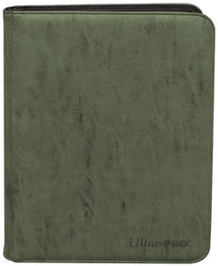 Ultra Pro - Suede Collection - 9 Pocket Pro Binder - Emerald (6569042673830)