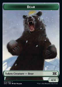 Double Masters 2022 - Double Sided Token - 014//001 : Bear // Eldrazi Scion (Non foil) (7857997316343)