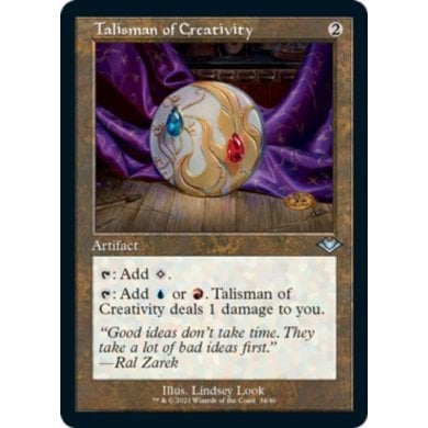 Modern Horizons - 34/40 : Talisman Of Creativity (Retro Frame) (Etched Foil) (6860674236582)