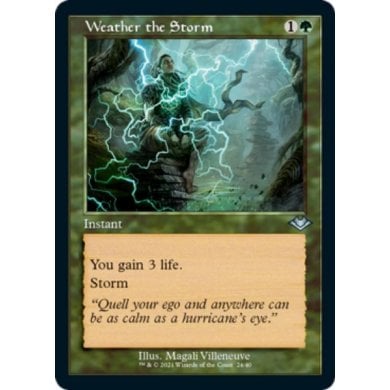 Modern Horizons - 24/40 : Weather The Storm (Retro Frame) (Etched Foil) (6860675186854)