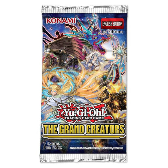 Yu-Gi-Oh! - Booster Pack (7 cards) - The Grand Creators (1st edition) (7129622216870)